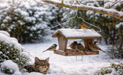 Cet objet en métal de votre placard sauve les oiseaux du froid et des chats cet hiver, surtout au jardin ou au balcon