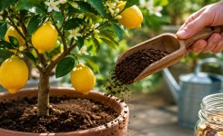 Citronnier en mai : l’apport naturel qui l’aide à mieux pousser