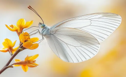 Le Papillon Blanc : Symbole de l’Âme et Messager Spirituel 🦋🤍