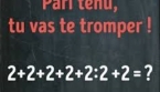 Ce calcul piège fait encore débat : allez-vous trouver la bonne réponse ?