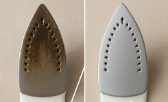 Une astuce simple et efficace pour nettoyer la semelle de votre fer à repasser