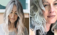 Le blanc et le gris deviennent tendance : Des femmes qui ont choisi renoncer de faire des teintures et de montrer fièrement leurs cheveux gris 