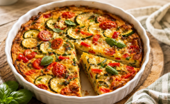Clafoutis salé aux légumes d'été : une recette moelleuse, colorée et facile
