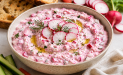 Tzatziki rose au radis : l’idée fraîche qui va faire sensation à l’apéro