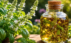 Huile de basilic maison : la recette simple pour profiter de son parfum
